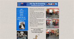 Desktop Screenshot of hilltopk9grooming.com